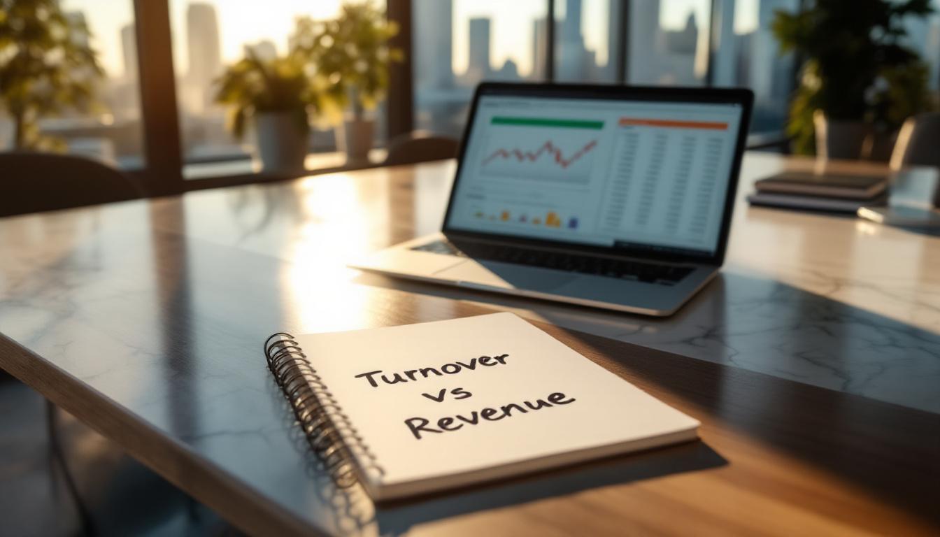 Chiffres d'affaire en anglais : turnover ou revenue